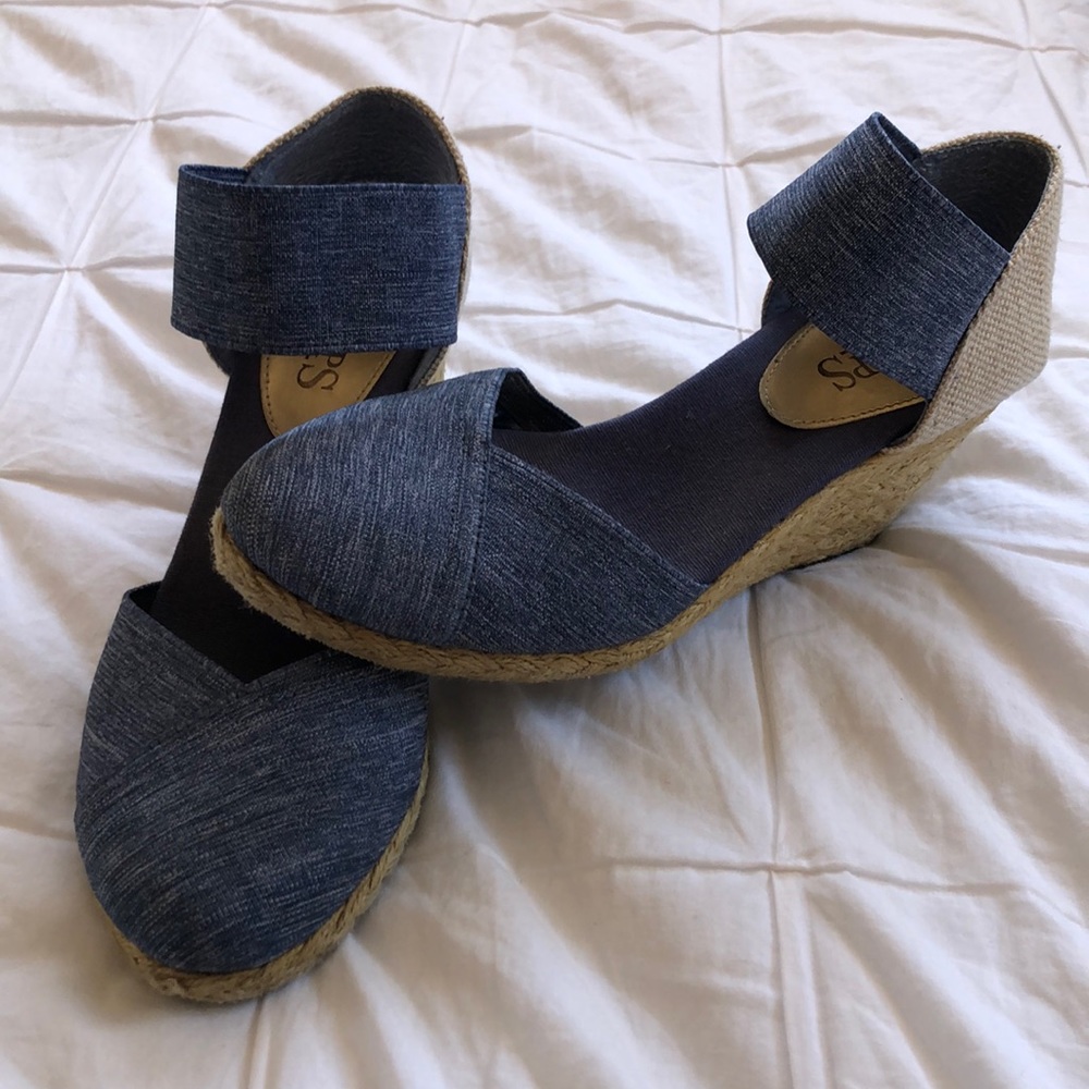 Blue Wedges